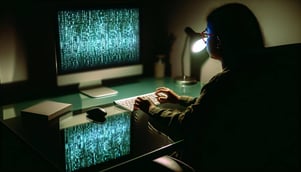 computer during a cyber attack