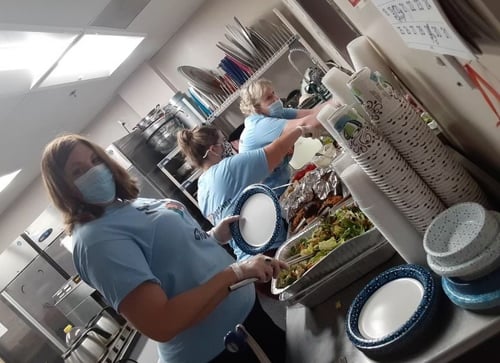 Chrysalis House Serving Food