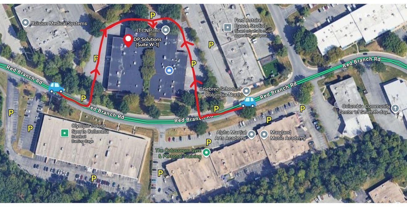 DP Solutions Parking Map