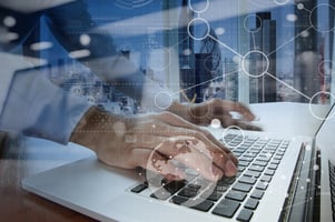 businessman hand working with modern technology and digital layer effect as business strategy concept-4