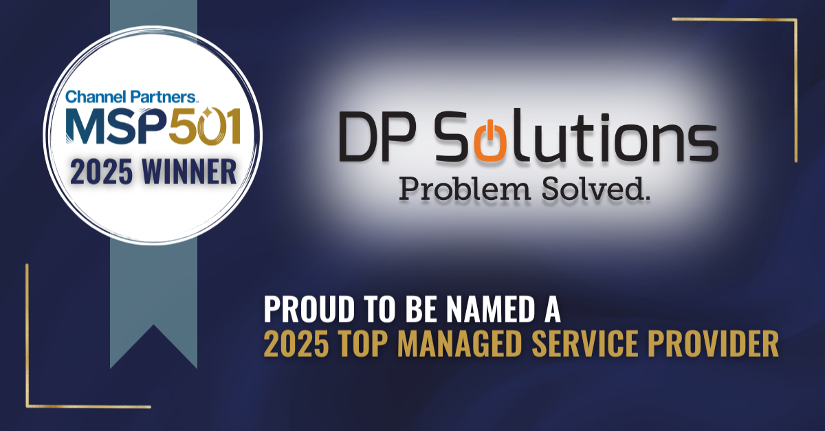 msp501 winner graphic 2025 | DP Solutions