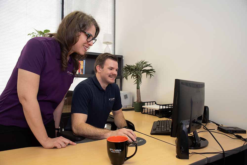 DP Solutions IT support experts in the office